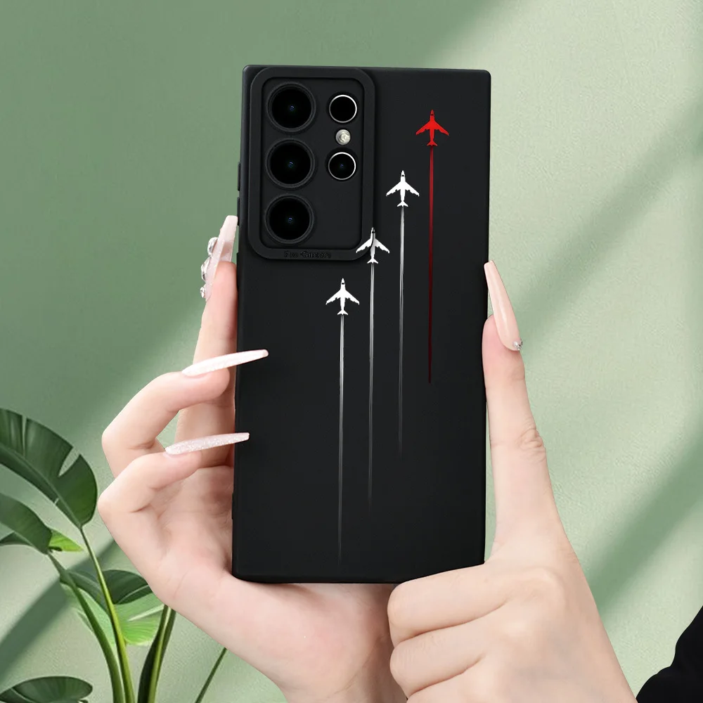 ファッションクリエイティブな飛行機柄TPUスマホケース iPhone17 16 15 14 13 12 11promax plus対応