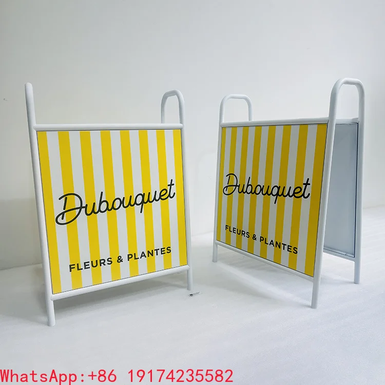 Waterproof Outdoor Advertising Shop Board Floor Stand Store Entrance Sign a Frame Sidewalk Sign