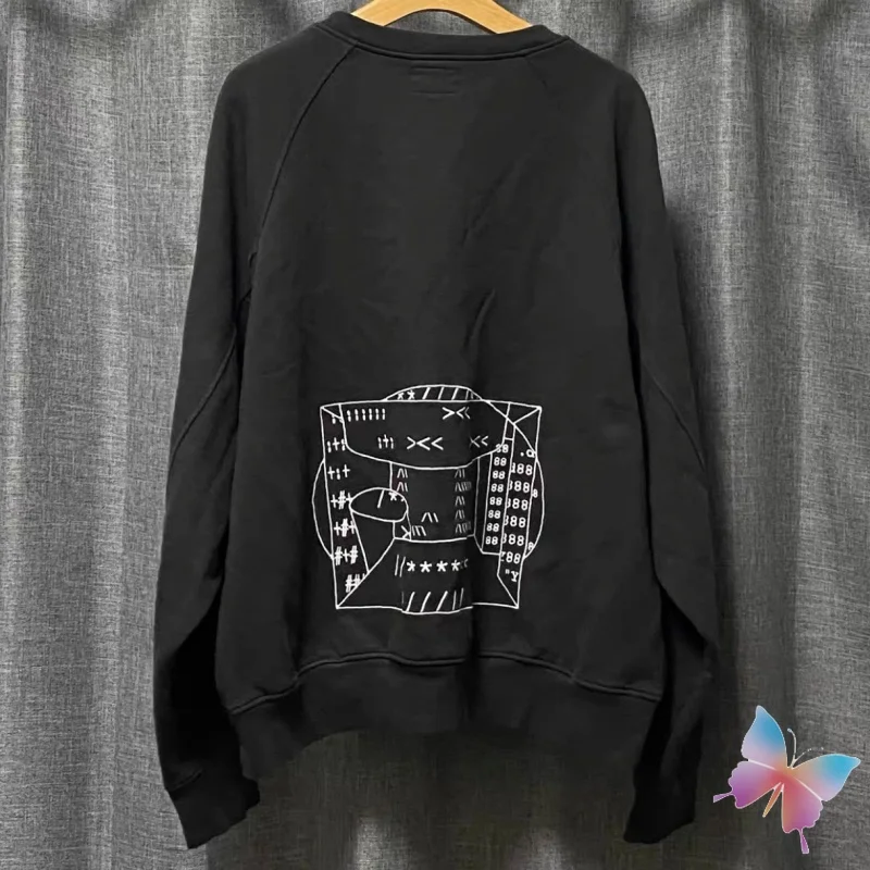 

High Quality Embroidered Letters CAVEMPT Sweatshirt Fashion Streetwerar Unisex Round Neck Pullover Casual Loose CE Men Women Top