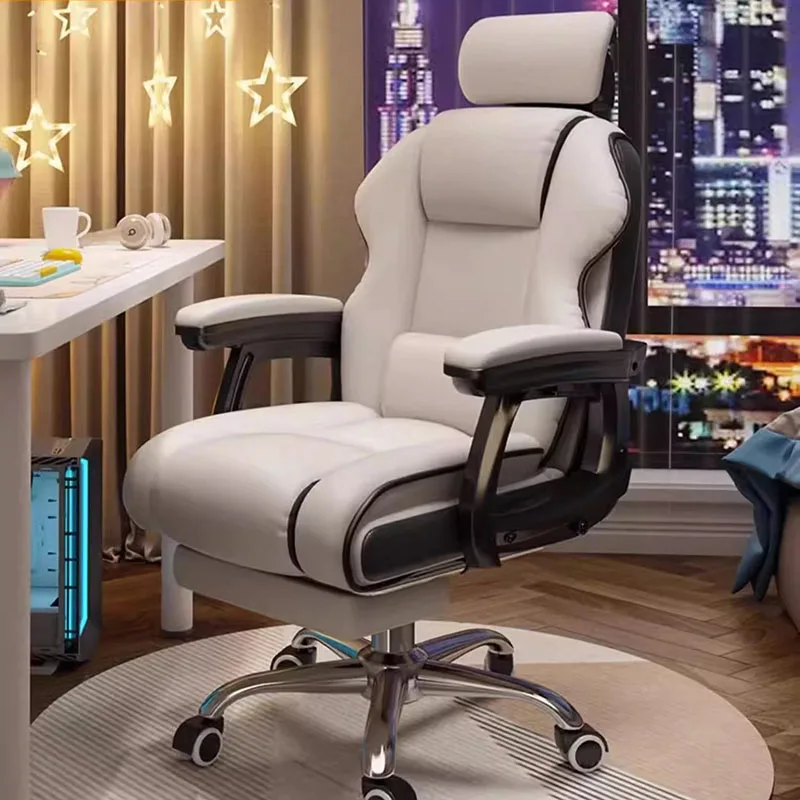 Ergonomic Gaming Chair Home Office Computer Chair Swivel Adjustable High Back Racing Seat Long Time Sitting Working Furniture