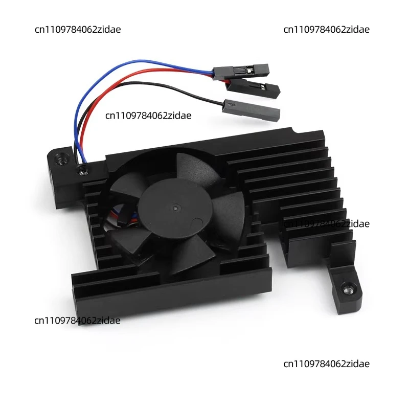 For Suitable for Raspberry Pi 4B cooling system, aluminum alloy cooling fan, Raspberry Pi 4B PWM speed control fan