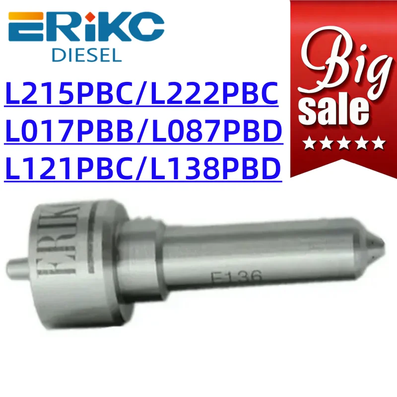 L215PBC L222PBC L017PBB Fuel Injector Nozzle L087PBD L121PBC L138PBD Common Rail Sprayer Nozzle Tip