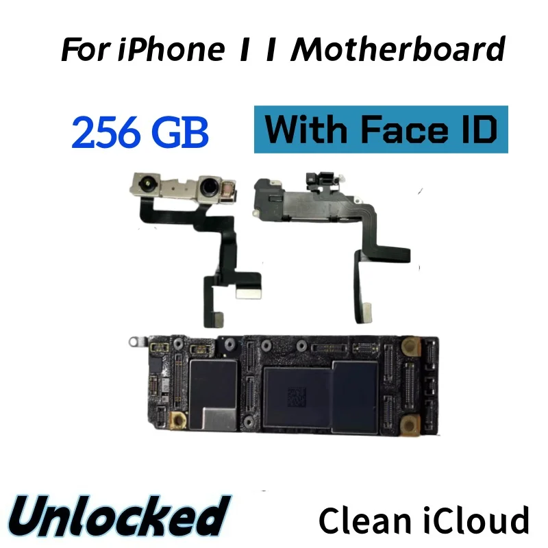 100% 動作するロジックボード iPhone 11 用ロック解除済みマザーボード