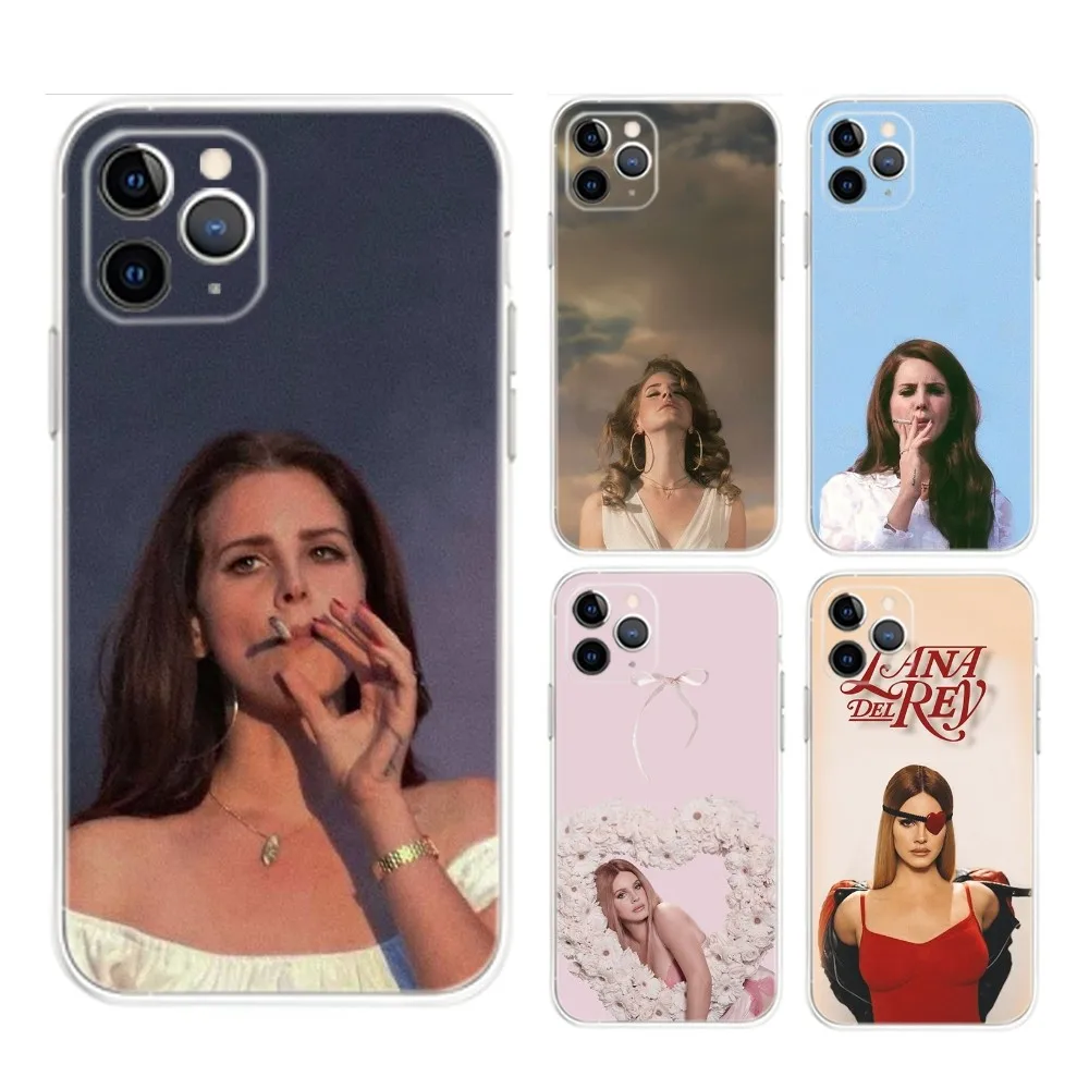 L-Lana Del Rey Tough Phone Case For iPhone Apple 16,15,14,13,12,Mini,11,Pro,Max,Plus,X,XR,XS,8,SE,2020,Plus Transparent Cover