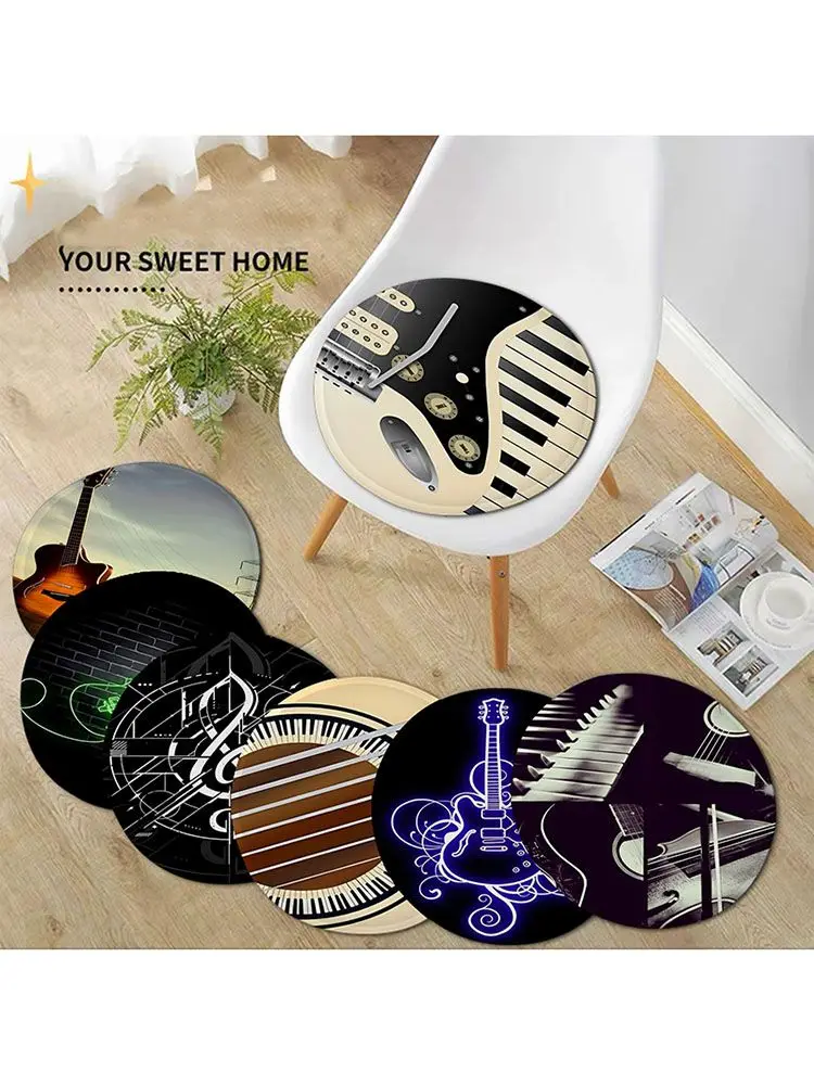 

Guitar Piano Simplicity Multi-Color Meditation Cushion Stool Pad Dining Chair Tatami Seat Cushion Anti-Slip Cushions Home Decor