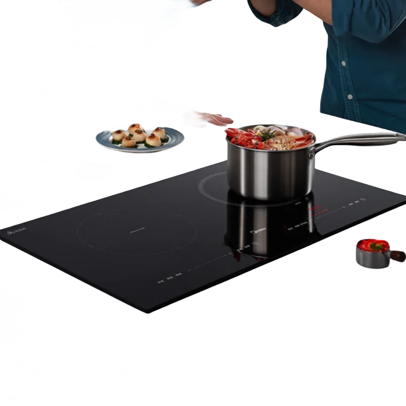 

Midea Induction Cooker with 3500W Power, Dual-head Cooker, Electric Ceramic Stove and Timer Function MC-DZ35D05E 220V