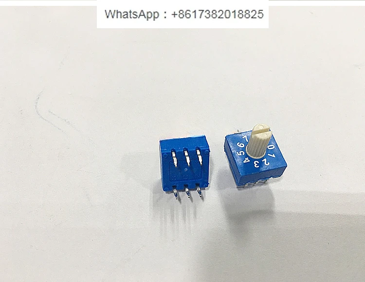 Interruptor codificado por piezas, Codificador rotativo con vástago, 10 bits, 0-9, 3:3, ERD210RSZ