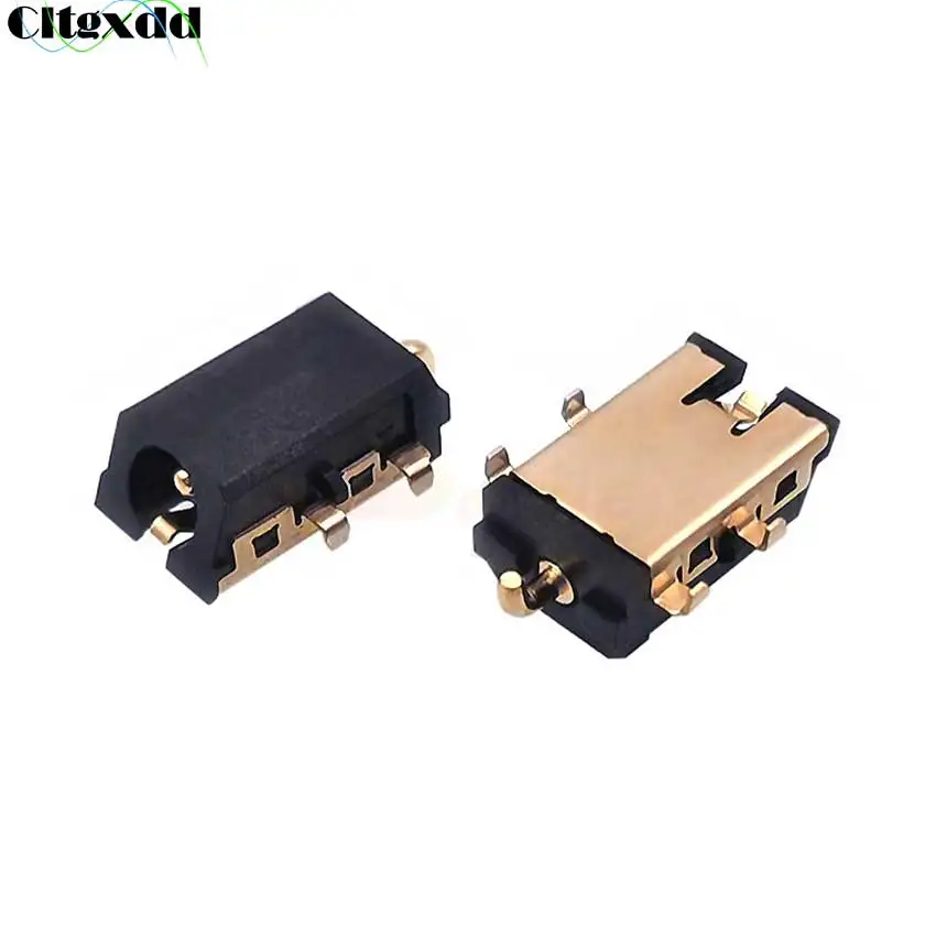 Cltgxdd 1/2/5/10pcs Laptop DC Power Jack 3.5*1.3mm DC Connector Female Socket Power Interface Charging Port