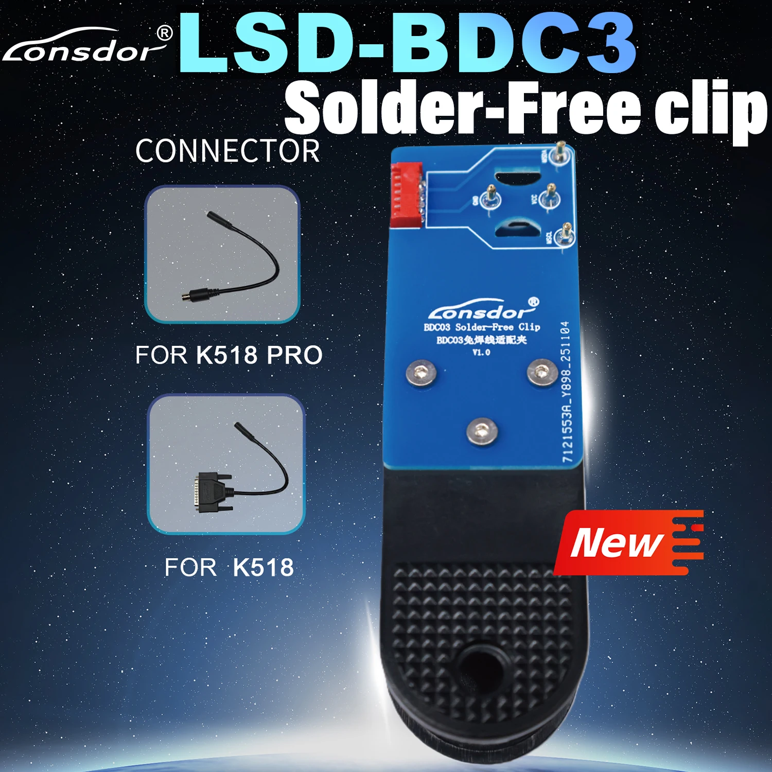 

Lonsdor BDC2 Adapter For BMW G Chassis and BDC3 Solder-Free Clip Work With K518 PRO