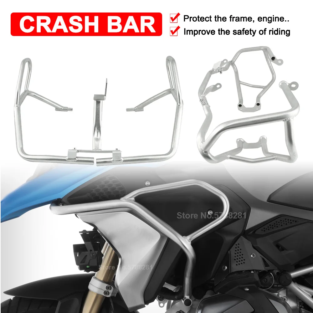 

Engine Guard Tank Crash Bar For BMW R1200GS LC R 1200 GS R1200 2014-2019 Motorcycle Highway Bumper Fairing Frame Protector Bar