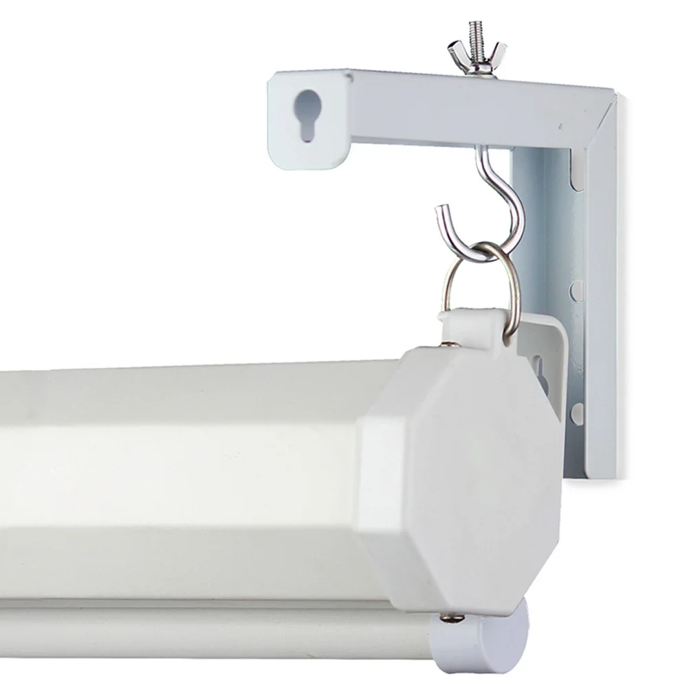 مجموعة واحدة من دعامة الفولاذ شديدة التحمل على الحائط على شكل حرف L لدعم تعليق الشاشة المقاومة للصدأ للمكتب #2