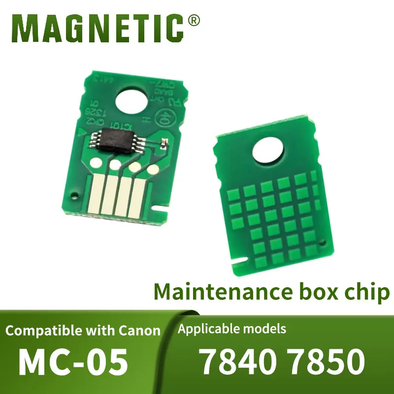 For Canon MC-50 Maintenance Box Counting Chip 7840 7850 Maintenance Box Recycling Box MG7840 MG7850 Printer Waste Ink Bin Chip