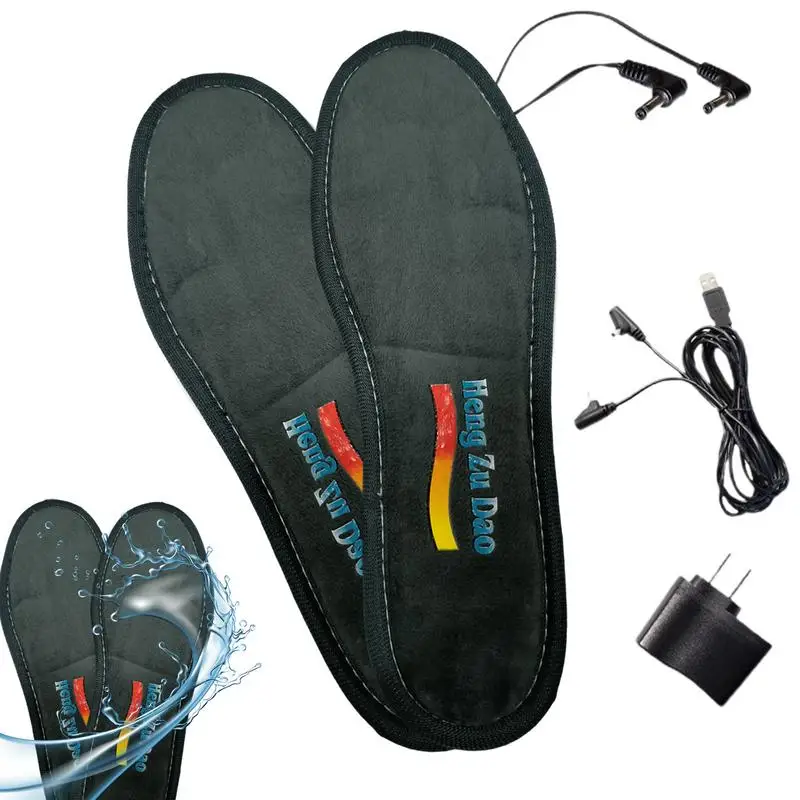 

USB Heated Insoles Electric USB Heated Inserts For Winter Winter Accessory With Good Cushioning For Working Hiking Running And