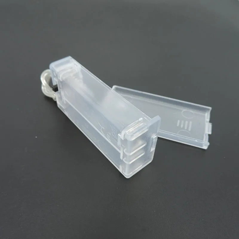 5pcs white Transparent 2/3 solt AA 3V 4.5V Battery Holder Box Case With Switch AA 2XAA 3XAA 2AA for led lights repair diy h