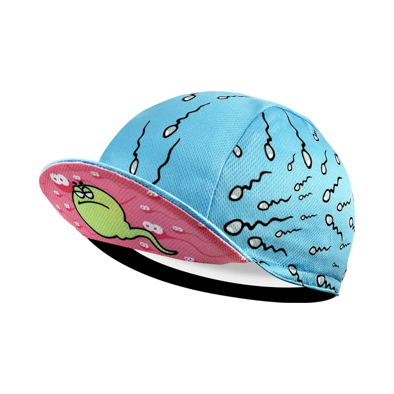 Red Retro Cycling Cap Black Series Most Popular Polyester Cycling Caps Sports Quick Dry Bicycle Hat Men Women Wear Absorb Sweat