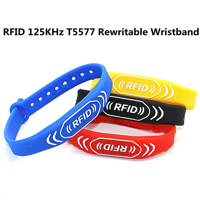 ID 125Khz T5577 Clone Copy Bracelet Rewrite Replicable Writable Waterproof Wristband Key Rfid Copier Badge Access Control Token