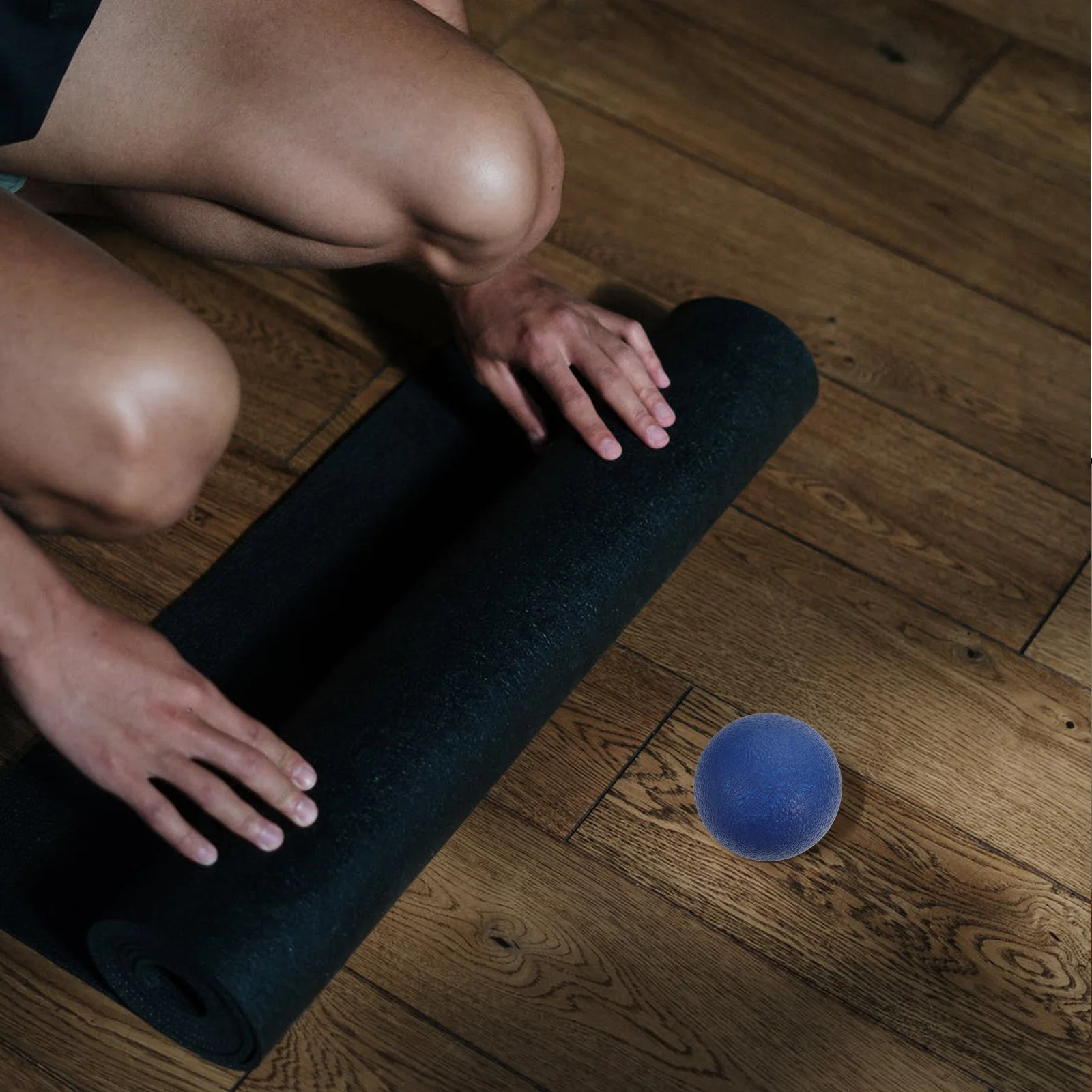 

2pcs Massage Yoga Fitness Ball Thickened Pilates Ball For Muscle Recovery Balance Training Plantar Fascia Therapy