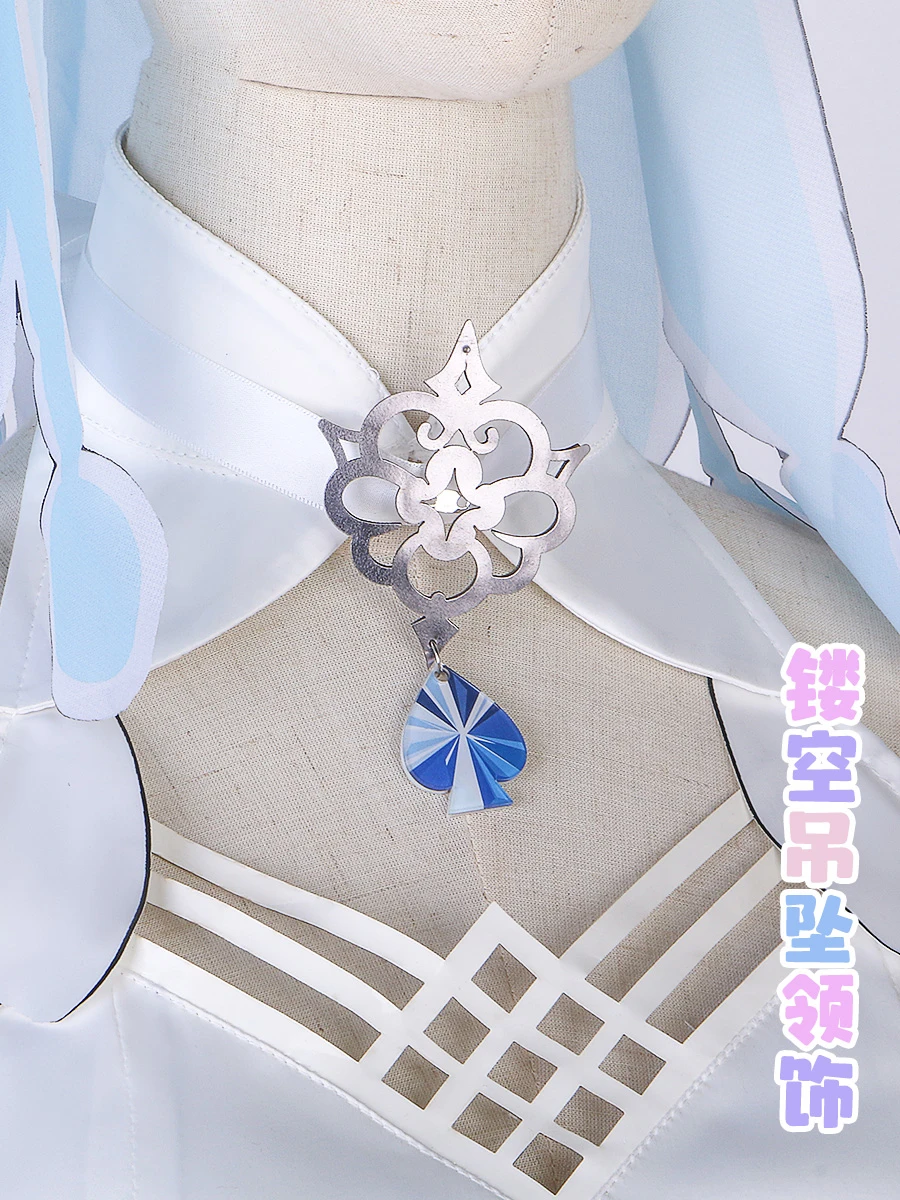 COS-HoHo Vtuber Nijisanji Ethyria Enna Alouette Paradise Bird Game Suit Lovely Dress Cosplay Costume Halloween Party Outfit