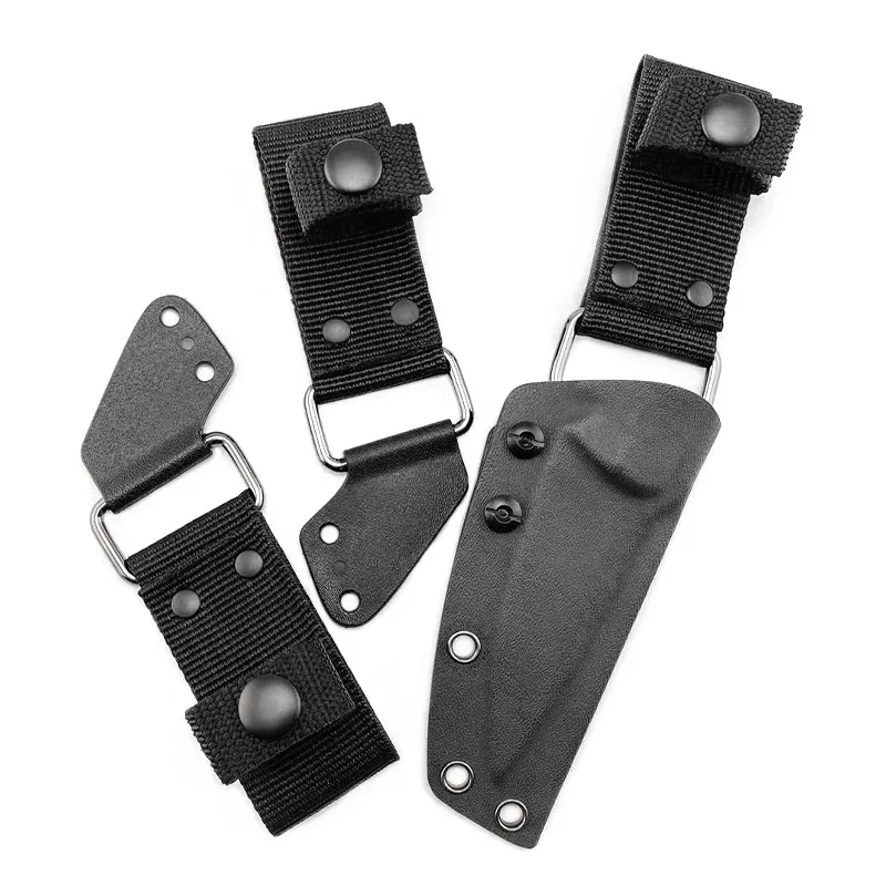 Funda cuchillo recto personalizada con clip cinturón y fijación - imagen 4