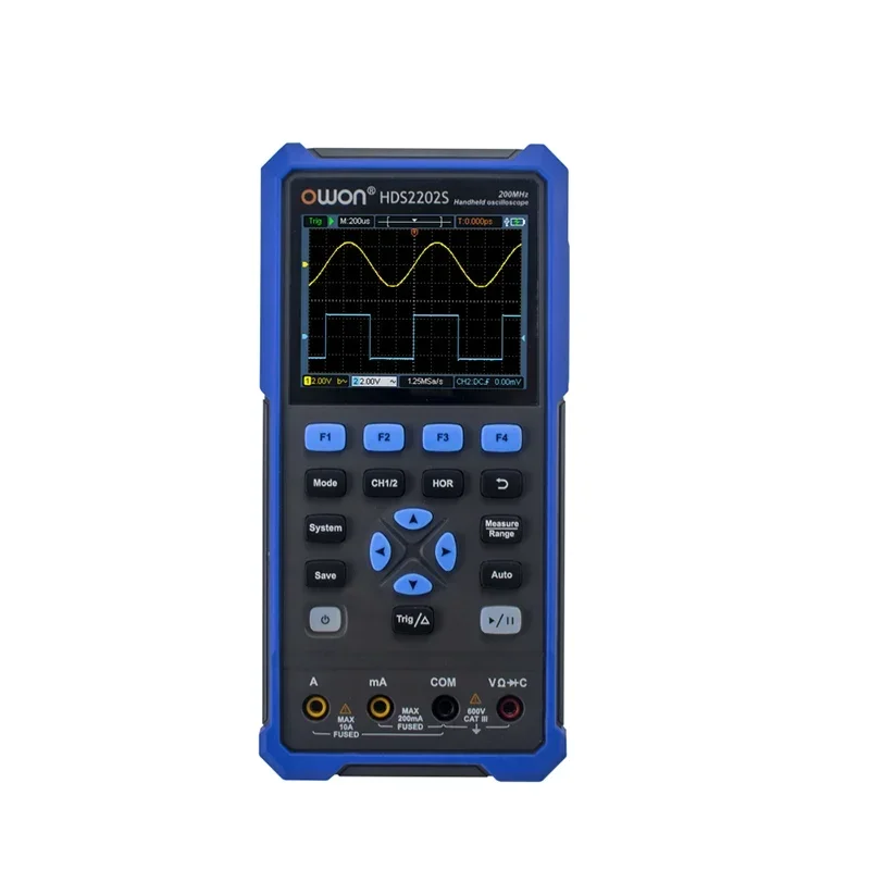 OWON-Oscilloscope numérique multifonction HDS2202S, multimètre, générateur de formes d'onde, bande passante 200MHz, taux d'échantillonnage 1GSa/s