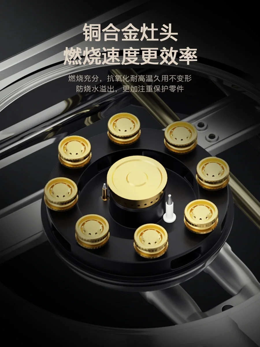 เตาเดี่ยวซีกโลก kompor Gas แก๊สปิโตรเลียมเหลวก๊าซธรรมชาติตั้งโต๊ะ