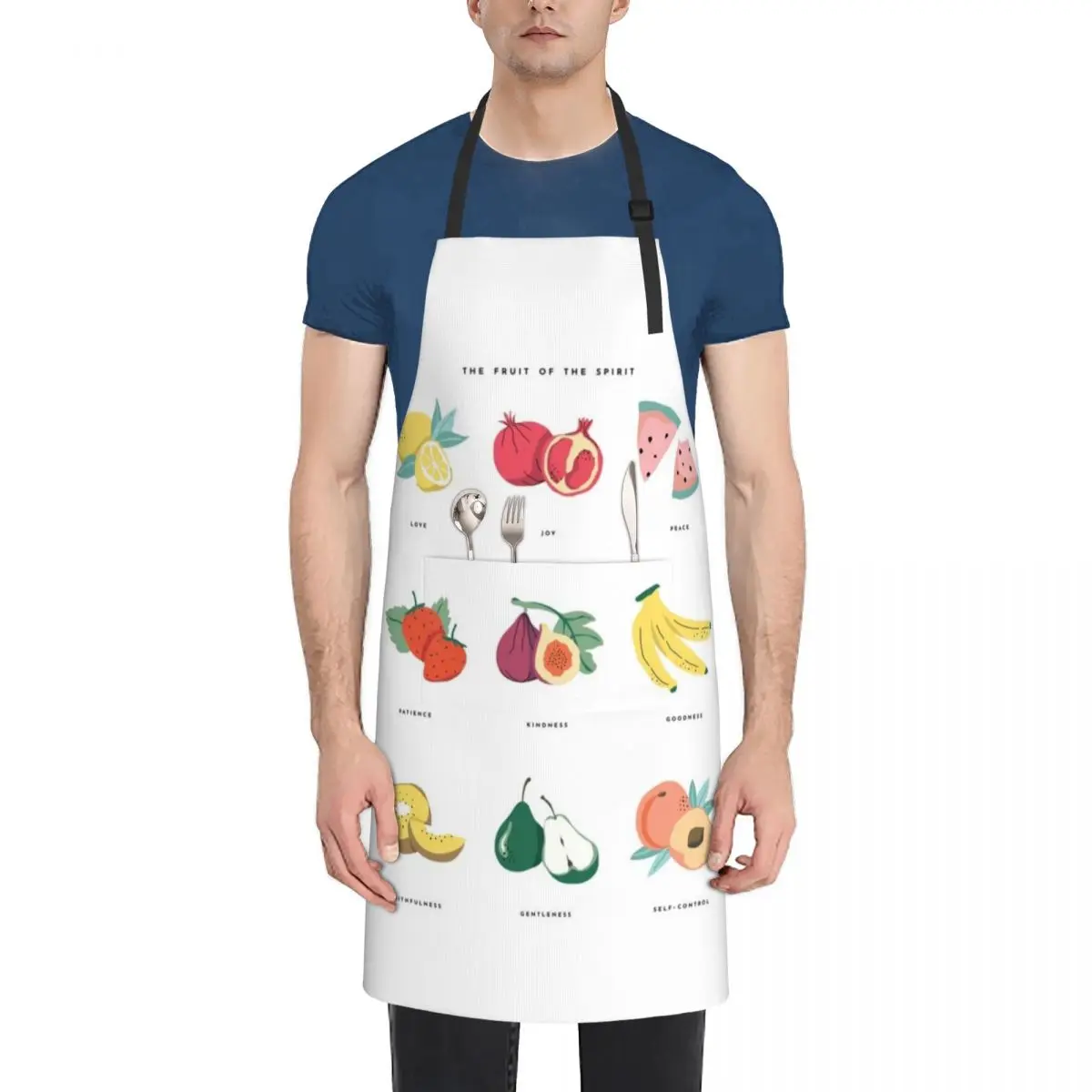 

The Fruit Of The Spirit Apron for kitchen useful kitchen clothes for men Apron