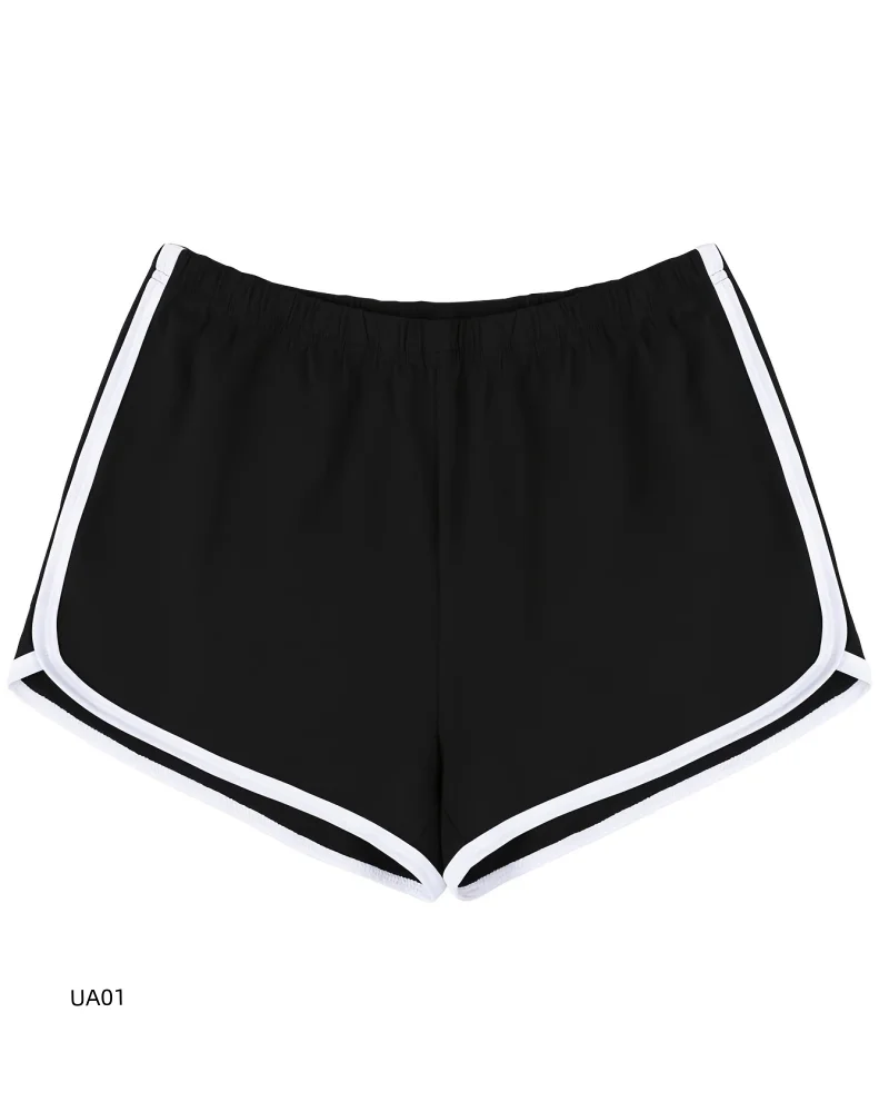 

Women's cotton Athletic Yoga Shorts Color-Matched Hemmed Casual Sport Shorts Versatile Home Wear for Yoga