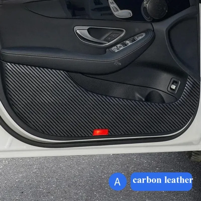 

Для Mercedes Benz C Class W206 C200 C220 C260 C300 2022-2024 кожаная наклейка на дверь, защита от ударов, автомобильные аксессуары