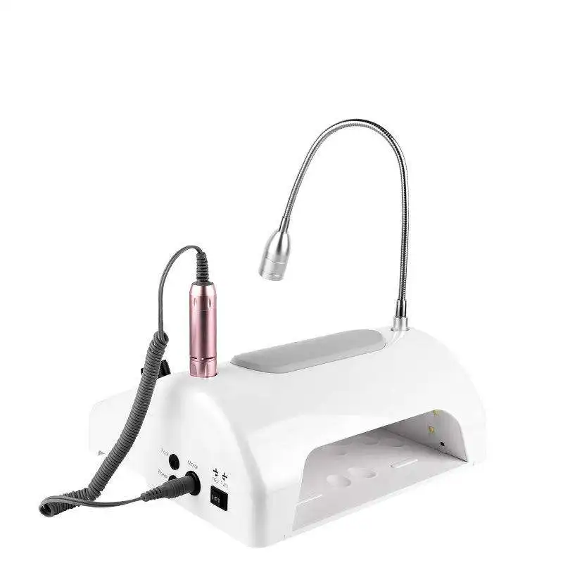 

5-in-1 Newest 80W UV LED Light Nail Dryer Vacuum Cleaner Nail Duster Machine Nail Drill Power Salon Tool