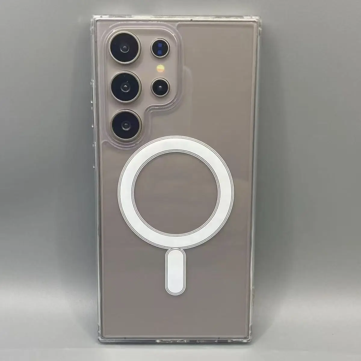 Acrylic Clear Magnetic Case For Samsung Galaxy S26 S25 S24 S23 S22 S21 Ultra Plus S26 + FE For Magsafe Shockproof Cover