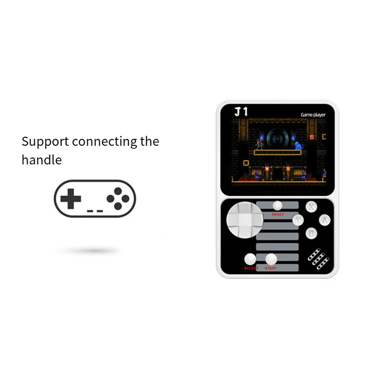 TCE 3-Inch Screen Retro Portable Mini Handheld Video Game Console Kids Color Game Player Built in 500 Games Kids Gift