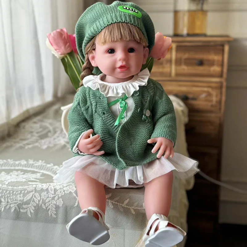 

55cm reborn simulation doll dress-up princess dress doll Girl companion toy Children's gift