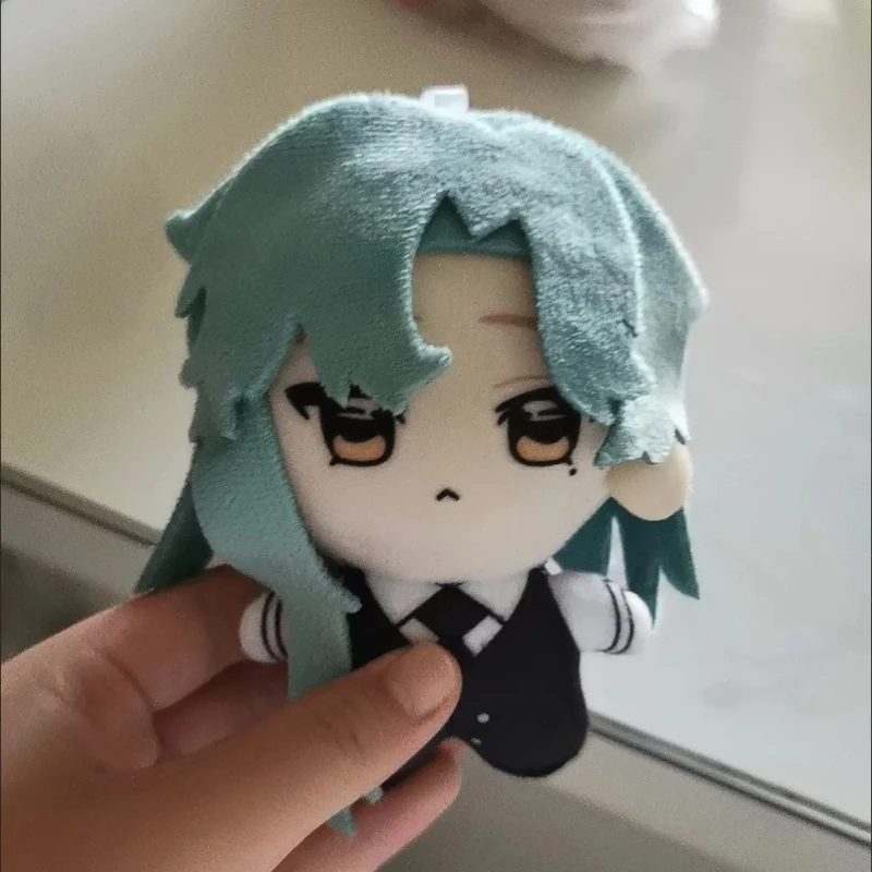 10cm Anime Attributes Ghost Hunter Qing Long Kawaii Cosplay Soft Cotton Doll Starfish Nunu Body Cartoon Mini Toy Figures Gifts