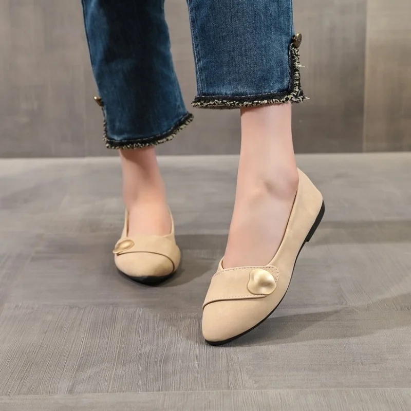 

2025 Spring/Fall Slip-On Flats -Minimalist Pointed-Toe Work Shoes - Luxury Comfort - Effortless Casual Office Shoes for Women​