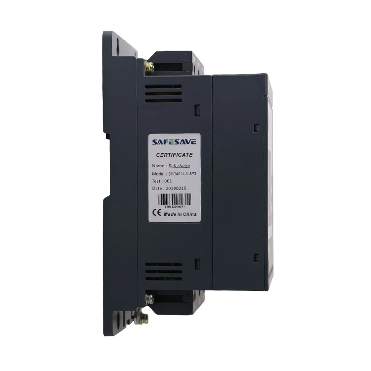 محرك التحكم AC 3 Phase 7.5KW 500V 11A بداية ناعمة مع الشركة المصنعة الالتفافية المدمجة سلسلة SSR 50/60 هرتز مشدات مغناطيسية