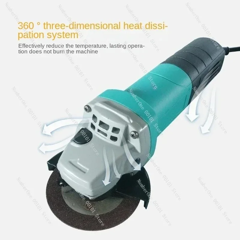 PAG 02-100 Angle Grinder High Power Cutting Polishing Machine Electric Tool Hand Mill Root Carving Tool