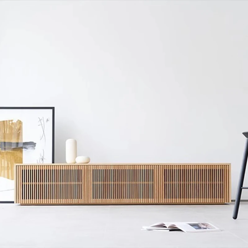 Wabi Sabi Aesthetic Tv Stand Unique Design Classic Vintage Tv Stand Floor Minimalist Storage Magalu Loja Oficial Home Furniture