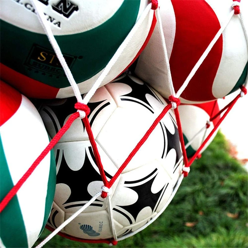 2/1PC Football Net Bag Nylon Bold Storage Bag Large Ball Carry Portable Equipment Sports Soccer Basketball Volleyball Bag Tools