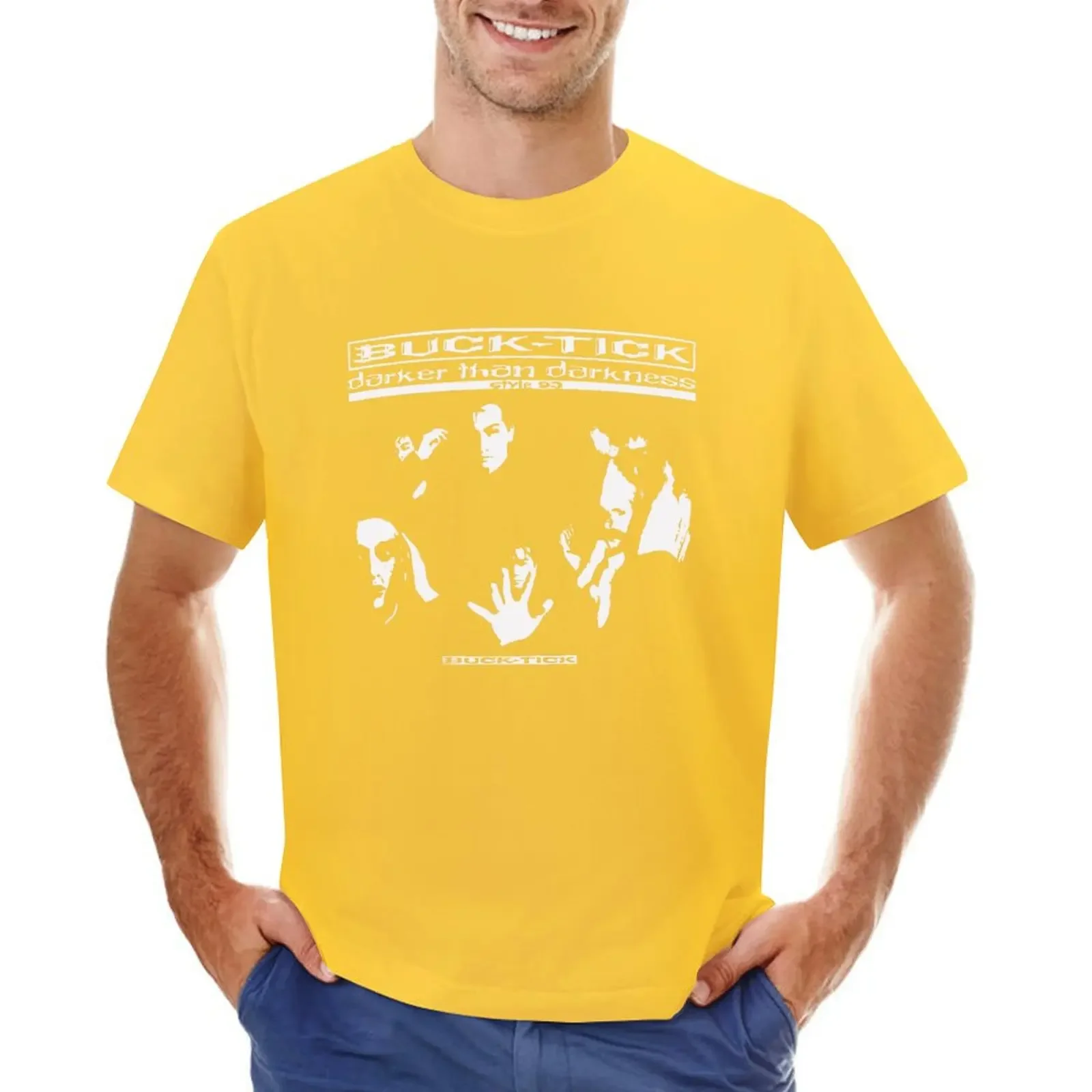 Buck Tick Darker Than Darkness T-Shirt, Plain Blanks Roupas para