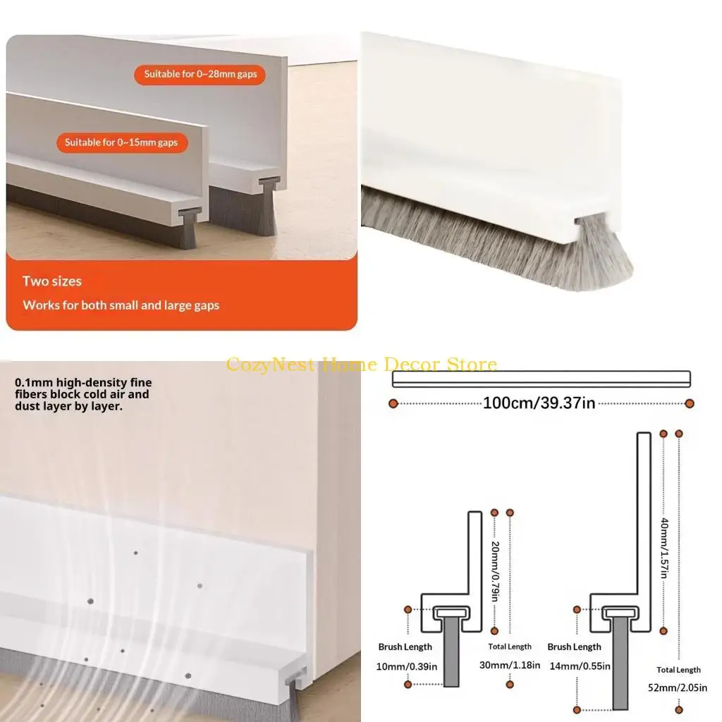 

92MF TPE Base Door Bottom Seal Offering Durability Easy Mounting & Reliable Insulation Noise Reduction for Enhances Comfort