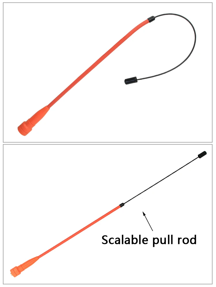 XIERDE Soft expansion SMA Female  Portable Antenna for VHF Walkie Talkies Dual-Band   for Kenwood 3107  Baofeng UV5R 888 S UV-82
