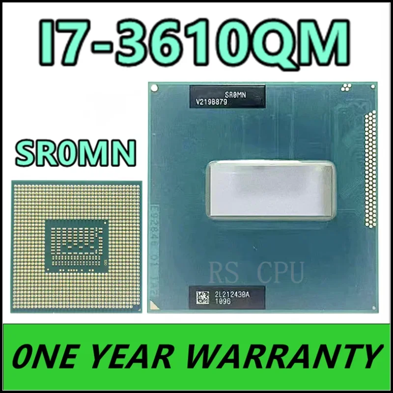 i7-3610QM i7 3610QM SR0MN 2.3 GHz Quad-Core Eight-Thread CPU Processor 6M 45W Socket G2 / rPGA988B