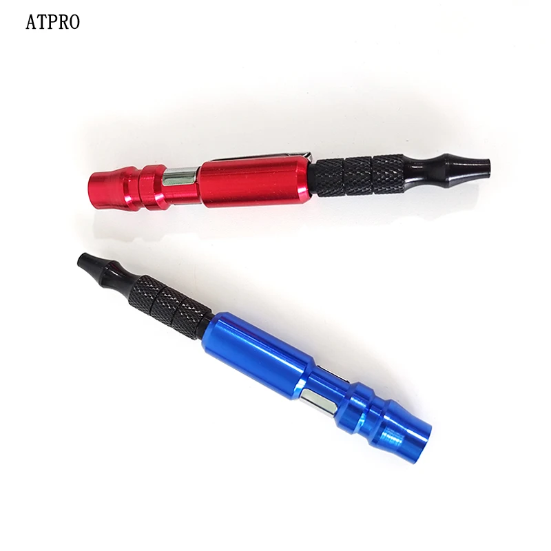 2pcs Dust Blowing Pen Automotive Sheet Metal Spraying Pneumatic Airbrush Blow Dust Blow Water Pen Shape Mini Air Gun