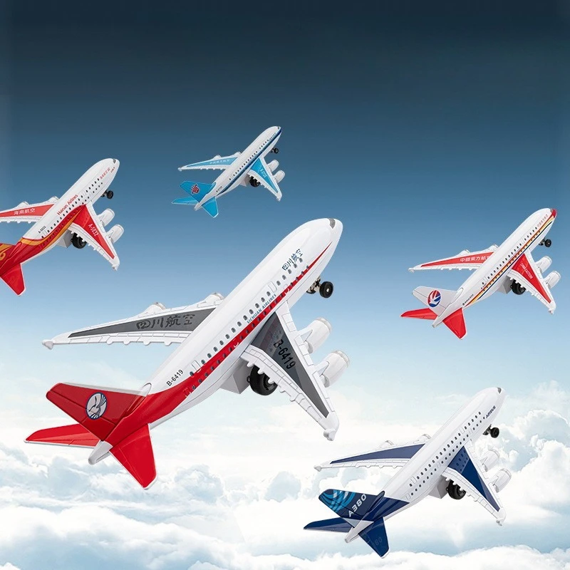 

Имитация сплава Восток Южный Сычуань Хайнань Airbus A380 самолет гражданская авиационная модель самолета игрушка живописный точечный подарок