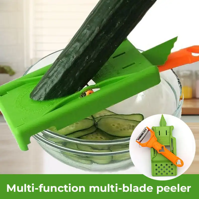 Multi-function Multi-blade Peeler Kitchen Fruit and Potato Peeling Tool Portable Vegetable Slicer Shredder and Vegetable Peeler