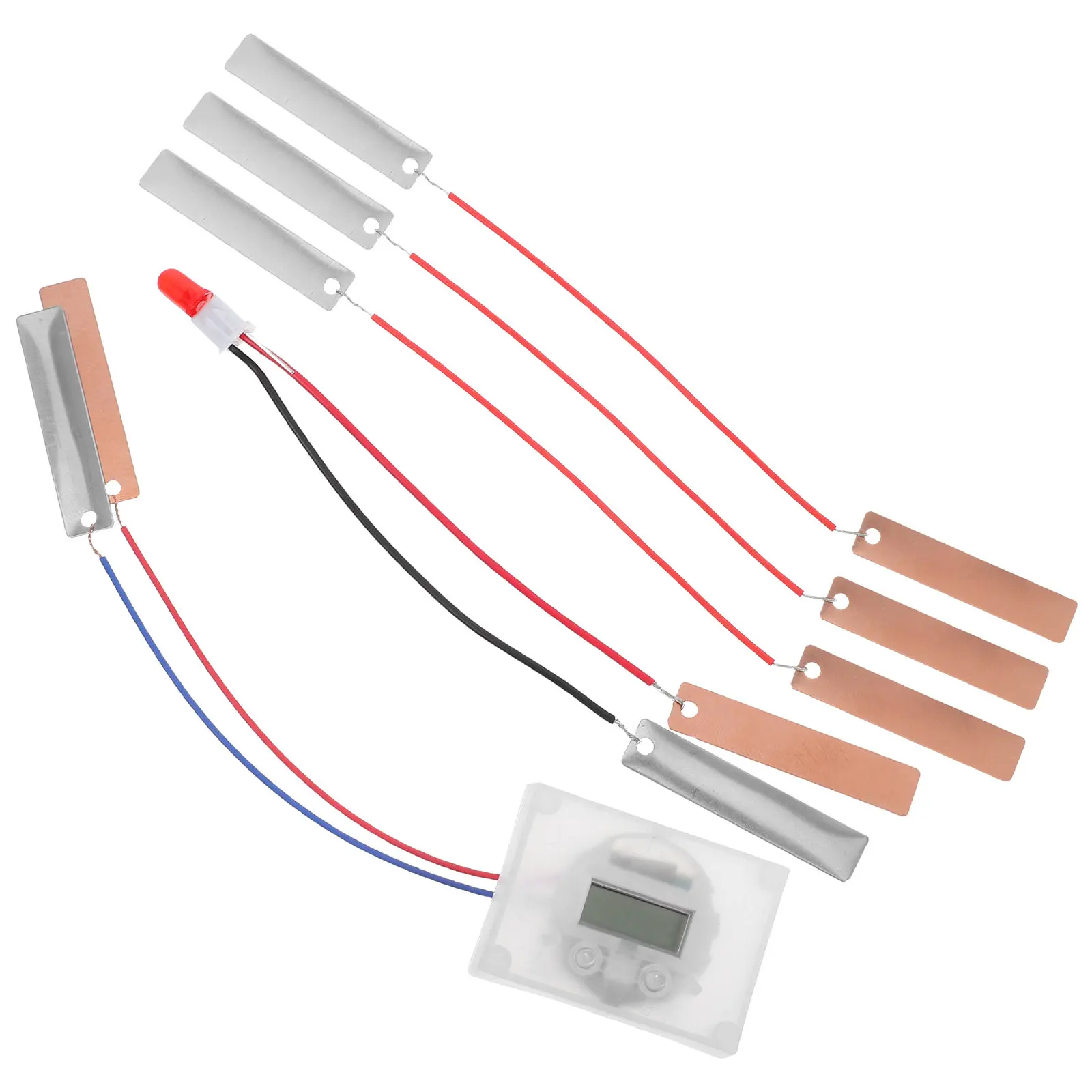 1Set Fruit Battery Experiment Kit for Students Physics Education Science Project Kit Electronic Clock Powered by Citrus Or