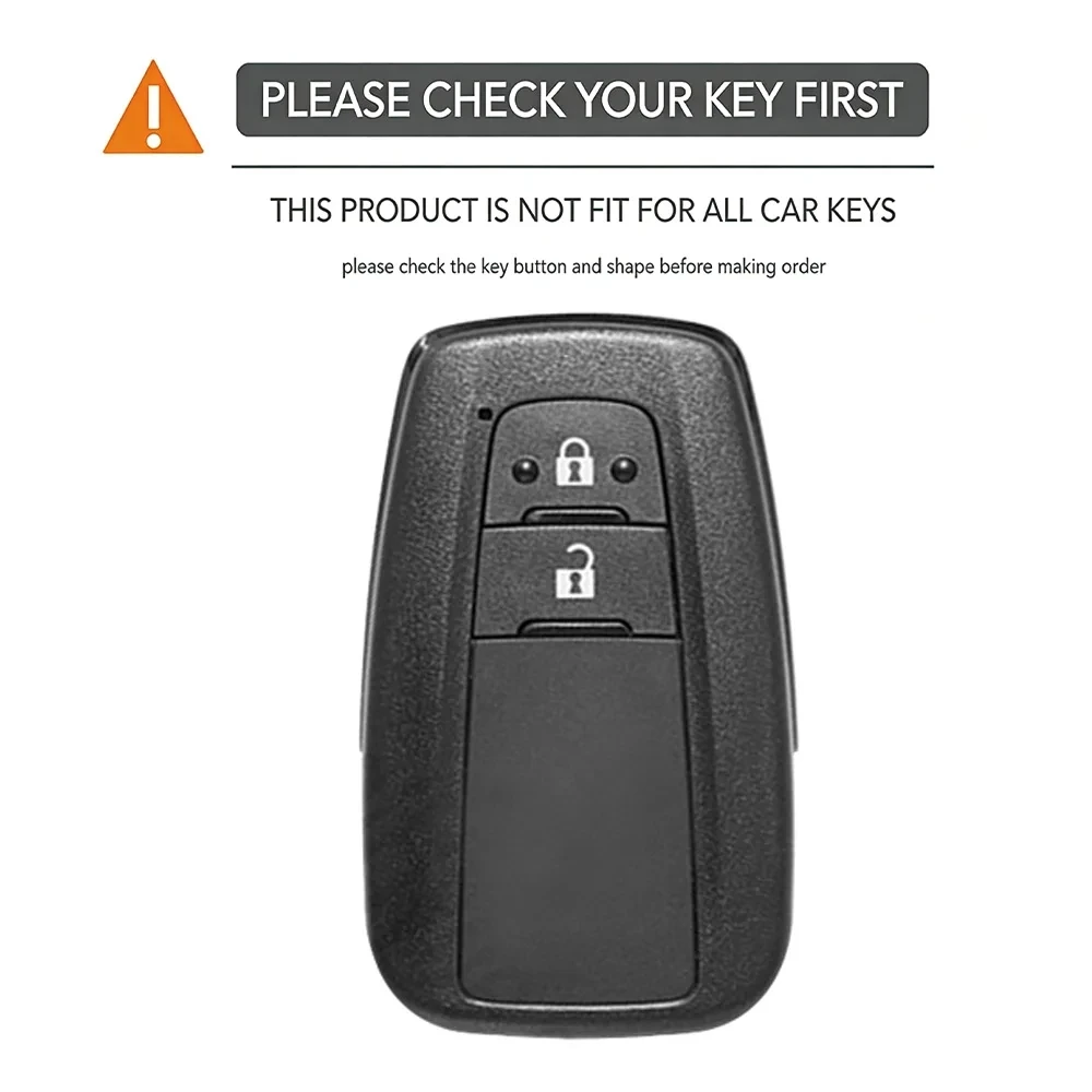 Zinc Alloy Car Remote Key Case Cover Shell Fob For Toyota Prius Camry Corolla CHR C-HR RAV4 Land Cruiser Prado Altis Key Protect