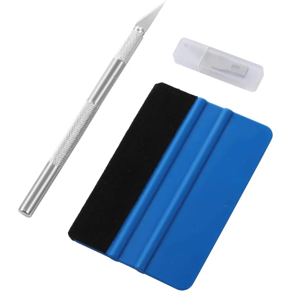 Car Window Film Tinting Tools,Precut/Auto Window Tint Tool Kit, Window Tint Installation Kit, Felt Squeegee & Craft Knife
