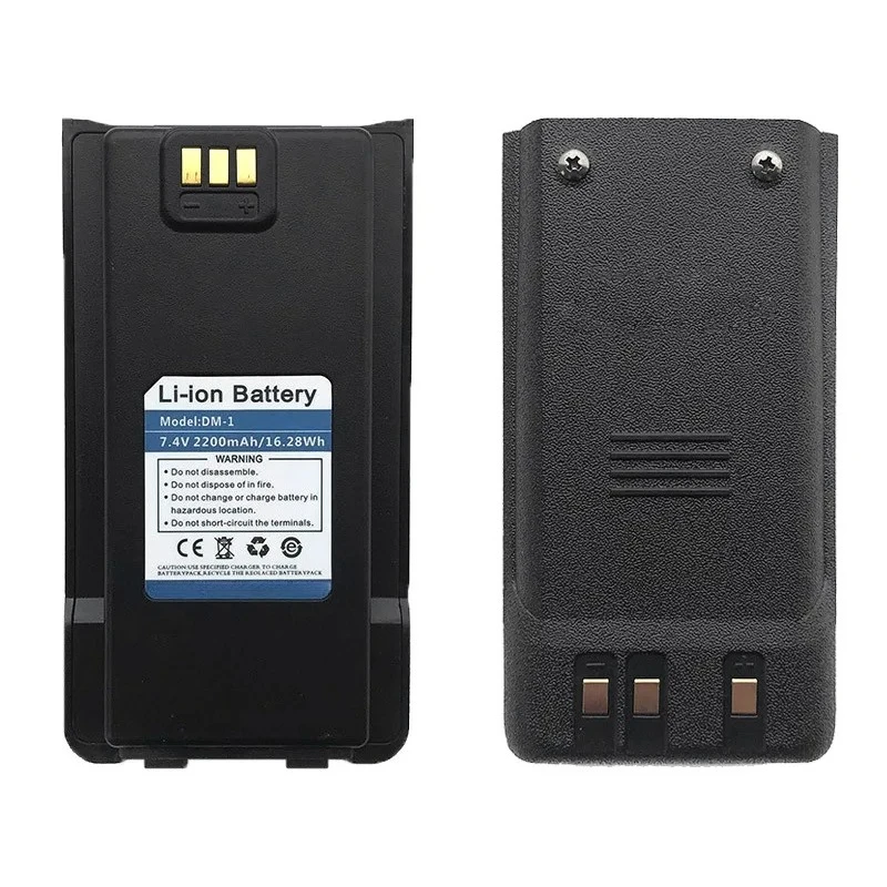 Batería de iones de litio DM-1 7,4 V 2200mAh para Baofeng DM-1701/DM-1701A DMR batería de Walkie Talkie Digital alta capacidad Larga modo de reposo