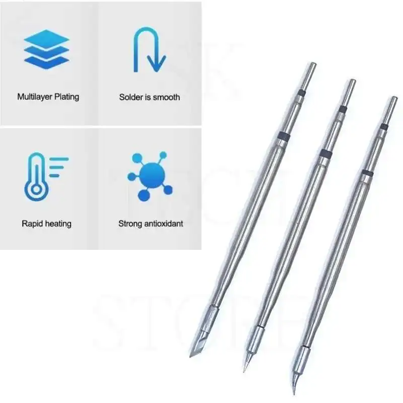 سبيكة لحام نصائح C210 الرصاص الحرة التدفئة الأساسية متوافق JBC Sugon Aifen Aixun T26 T210 محطة لحام مقبض لحام الحديد